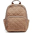 Vera Bradley Women's Performance Twill Small Backpack, Meadowlark Tan, One Size
