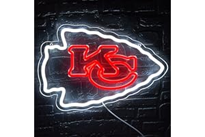 BRINEON Football Neon Sign for Wall Decor Football Led Sign for Man Cave Birthday Gifts for Football Fans Football Team Light Up Sign for Party Club Dorm Bar Decor Size16.1 * 10.6In(ZYLD144)