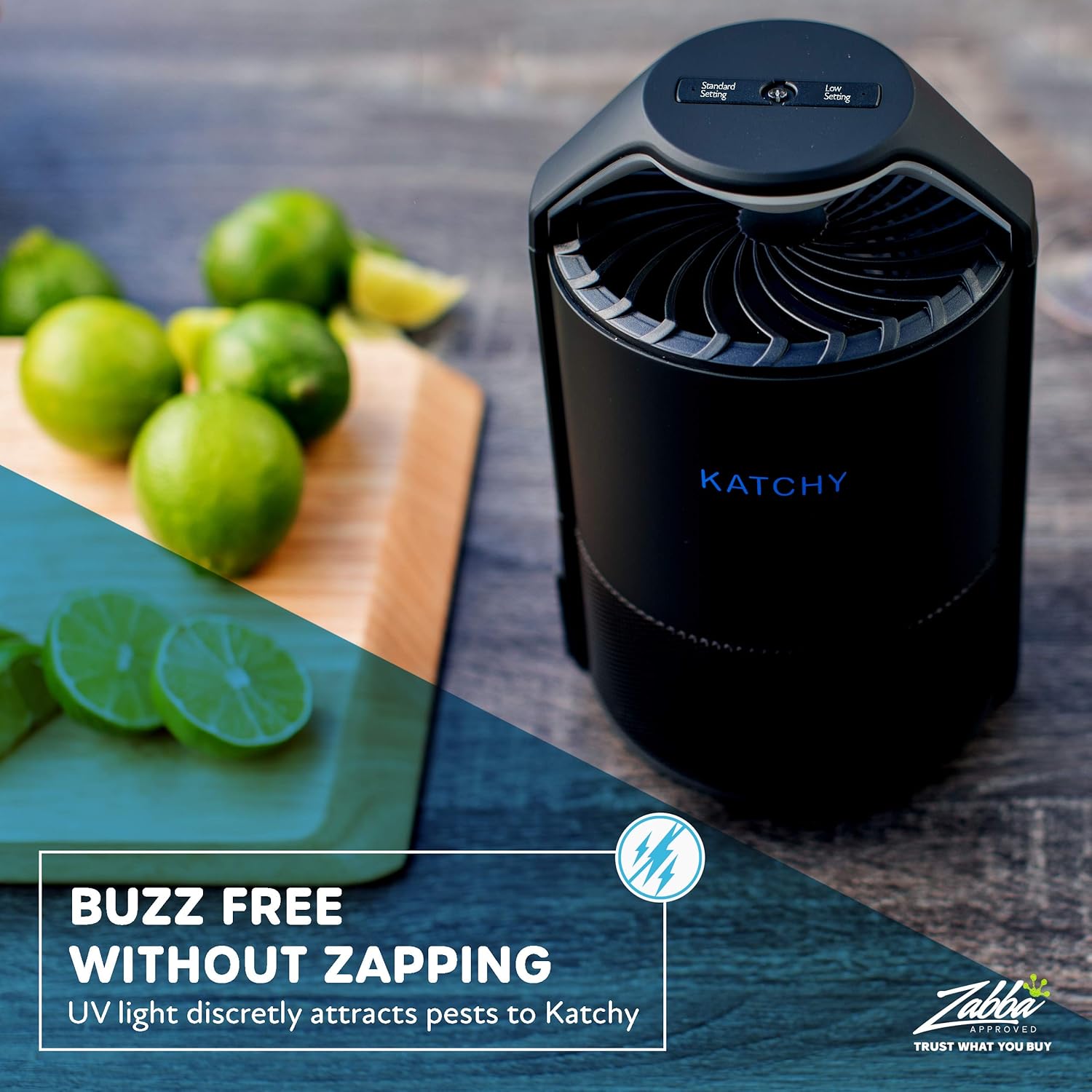 KATCHY Indoor Insect Trap: Bug, Fruit Fly, Gnat, Mosquito Killer - UV Light, Fan, Sticky Glue Boards Trap Even The Tiniest Flying Bugs - No Zapper- (Black) : Garden & Outdoor