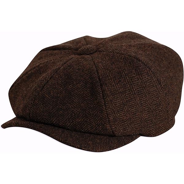 【昭和ビンテージ】Ele-gance MEN'S FLAT CAP ブラウン tony-gatsby-leather-flat-cap.jpg