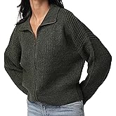 Novelle Fashion Long Sleeve Cardigan Women Zip up Sweater | Easy to Style Womens Soft Knit Lightweight Cardigan Sweaters