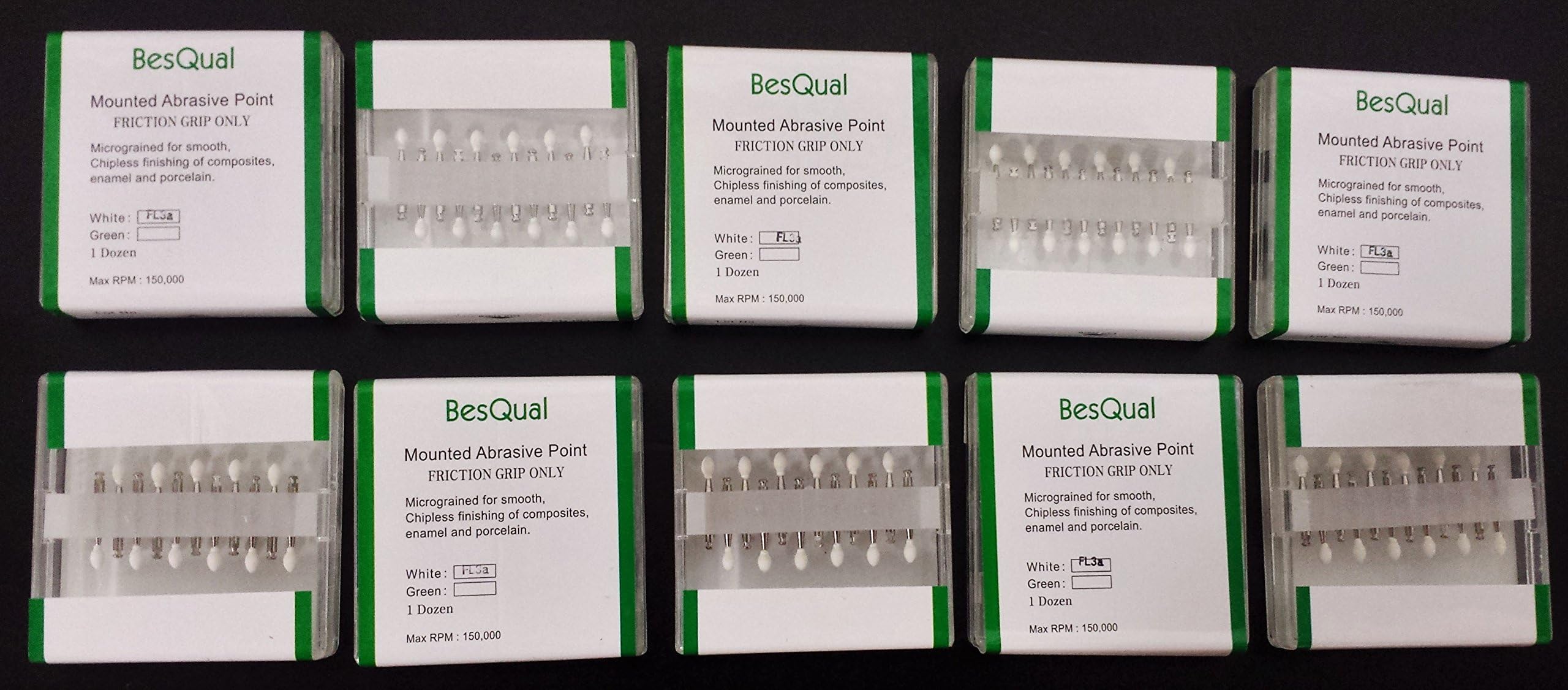 Football Mounted White Stone/dental Stone Polishing - RA