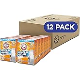 Arm & Hammer Baking Soda Fridge-n-Freezer Odor Absorber, Orange 14 oz, Pack of 12