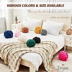 Uvvyui Knot Pillow Ball, Soft Home Decorative