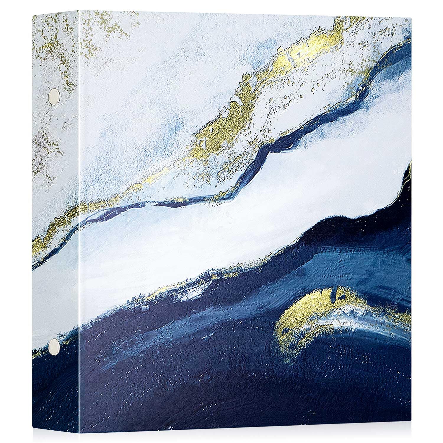 Lanpn Photo Album 6x4 1000 Pockets, Extra Large Big Capacity Leather Hardcover Large Photo Book that Holds 1000 Vertical and horizontal Pictures Marine