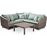 Amazon.com: RST Brands 6-Piece Cannes Modular Sectional Sofa Patio