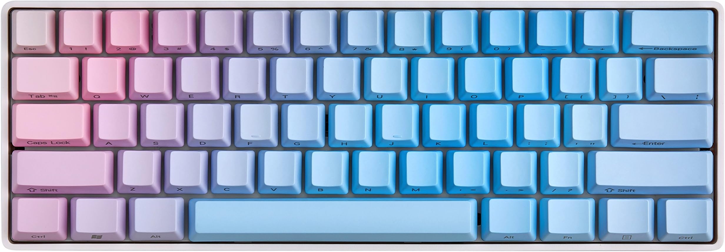 Heca Tech 60% Mini Mechanical Keyboards-Phatom (Cherry MX Red)