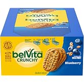 belVita Breakfast Bars Biscuits, Blueberry, 8 Packs (4 Biscuits Per Pack) | Made with Real Fruit, No High Fructose Corn Syrup, Artificial Flavors, Colors or Sweeteners