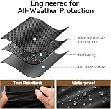 Amagabeli 8ft Firewood Log Rack Cover Heavy Duty Waterproof 600D Fabric view 5