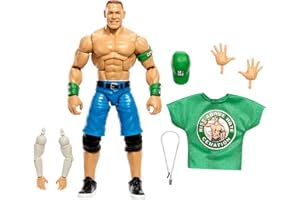 Mattel WWE Elite Collection John Cena Action Figure with Nicholas Build-A-Figure Parts