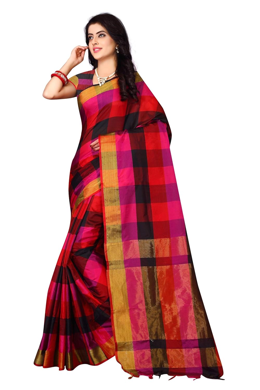 leriya fashion cotton silk saree for women