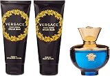 Versace Dylan Blue Femme EDP 100ml Set with Shower Gel, Body Lotion & Bag view 4