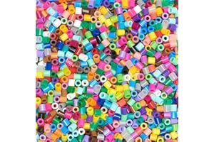 WELANE Fuse Beads, 1000 Pcs 5mm Crafts Ironing Beads for DIY Art Crafts (Mixed Color)