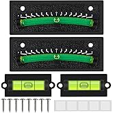 2+2Pack RV Level Bubble Self-Adhesive & Wall Mounted, Larbeti Stick On Small Level for Camper Leveling System, RV, Trailer, C
