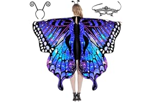 Butterfly Wings for Women, Halloween Butterfly Costume for Women, Halloween Costume Women Fairy Ladies