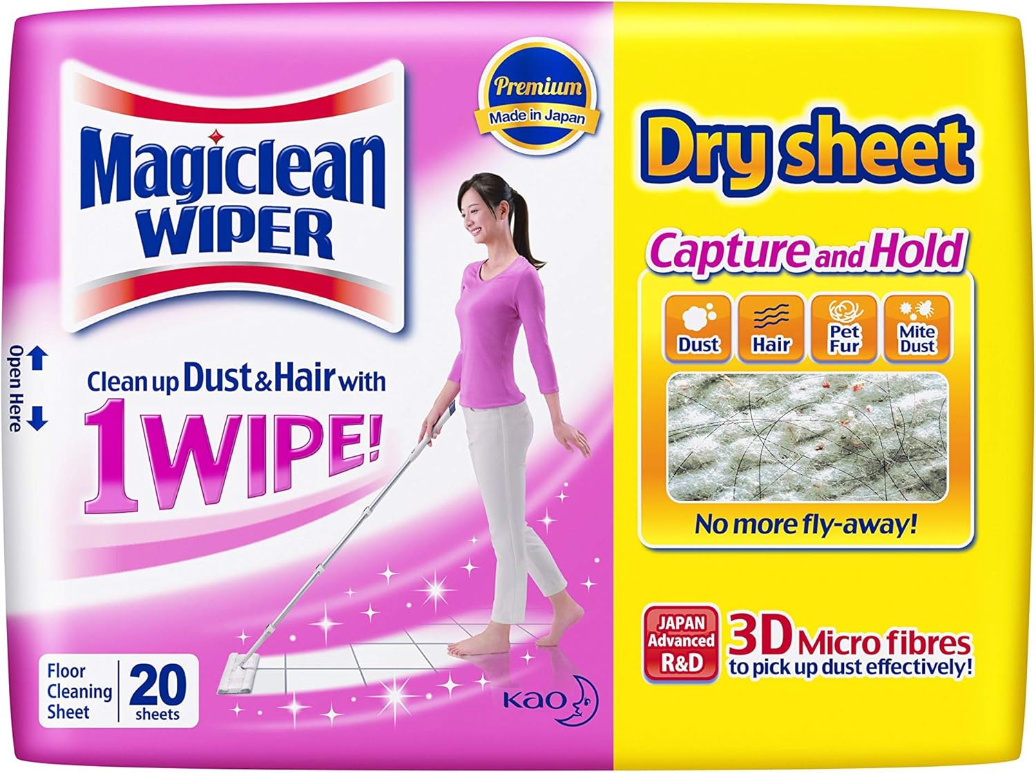 MAGICLEAN Dry Sheet 20 Pieces Amazon.in Home & Kitchen