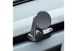 ZKJAYOE Phone Mount for 2025 2026 Tesla Model Y Juniper Model 3 Highland, for Tesla MagSafe Phone Holder, New Model Y Juniper Model 3 Highland Accessories, Compatible with iPhone 12-17 Series