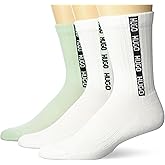 HUGO Men's Logo Tape Ribbed Socks (3-Pack)