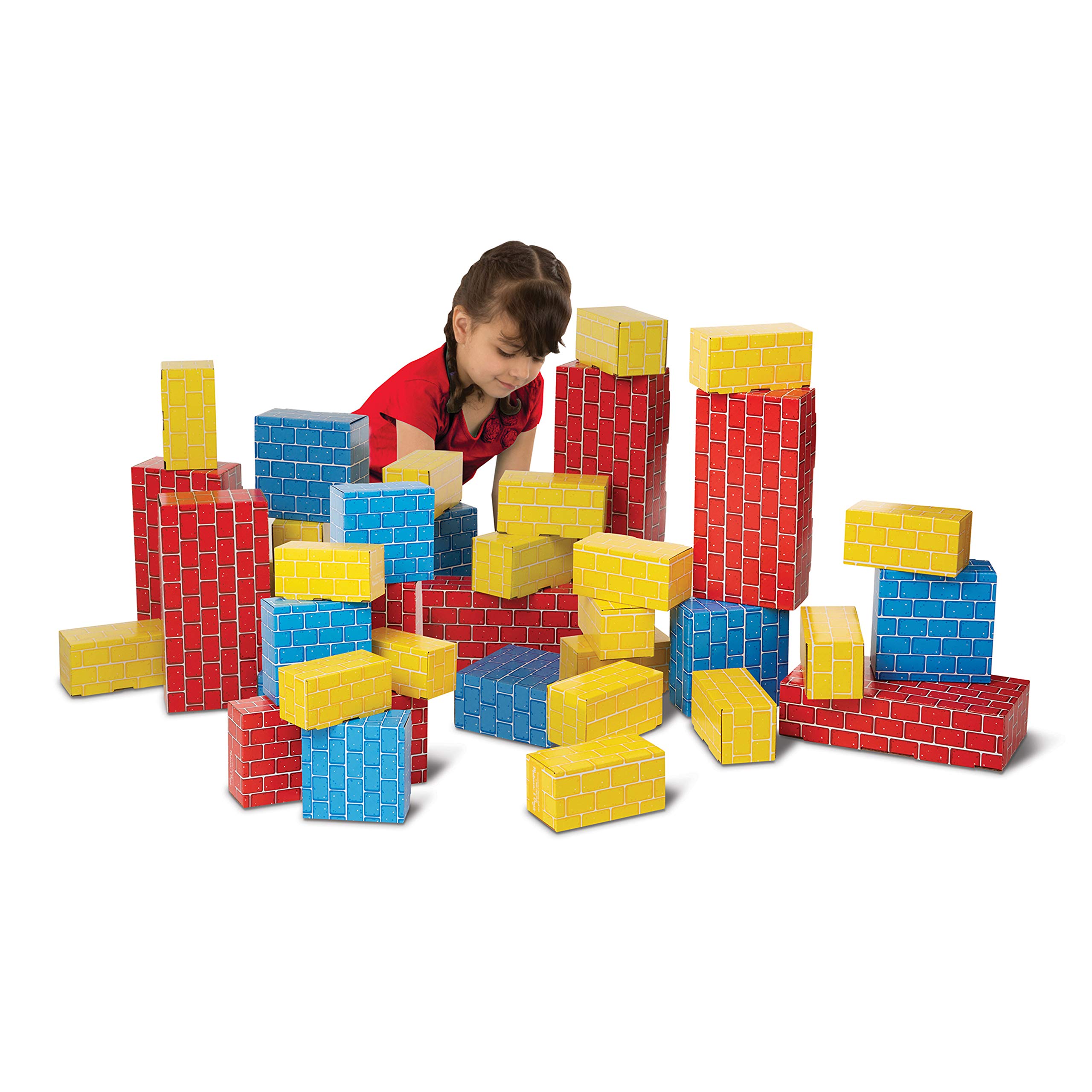 Melissa & Doug Jumbo Cardboard Blocks 40 Pieces Buy Online in