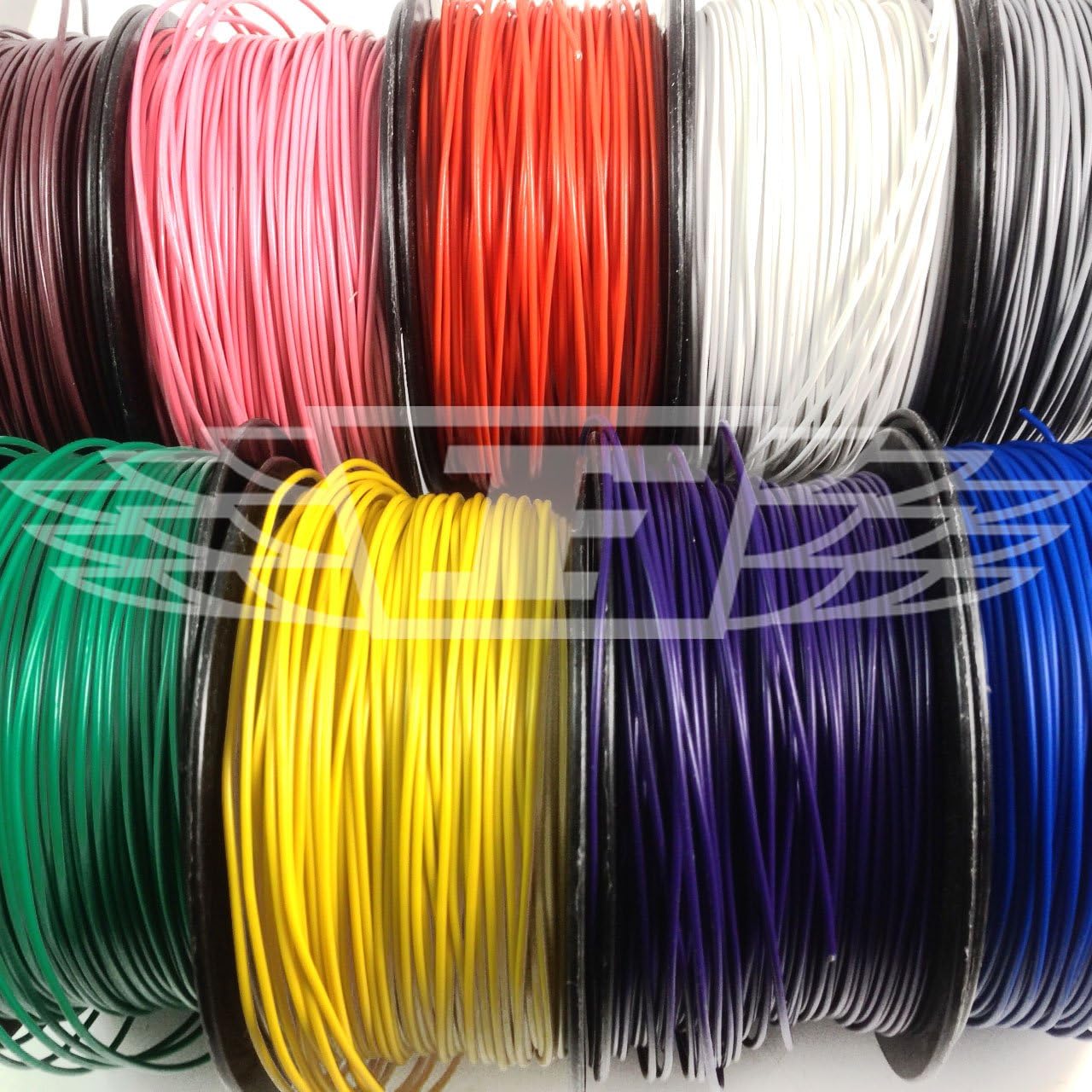RED 1 METER, SOLID CORE HOOKUP WIRE 1/0.6mm² 22AWG BREADBOARD JUMPERS