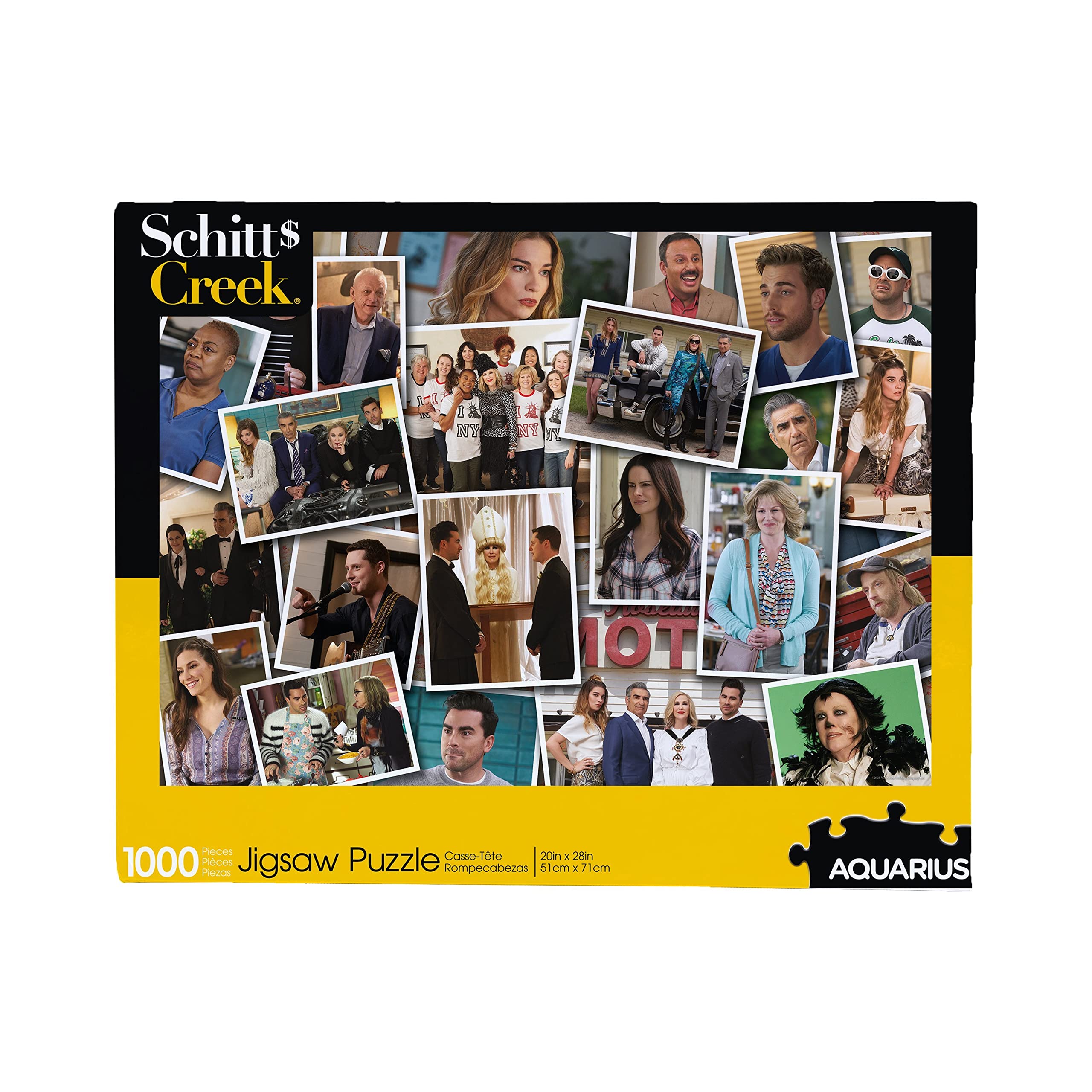 NMR Distribution 65402 Schitt's Creek Collage 1000 pc Jigsaw Puzzle, Multcolor