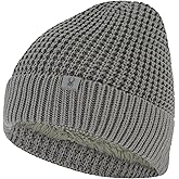 Spyder Womens Waffle Knit Ribbed Cuff Beanie