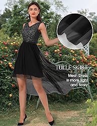 BeryLove Women's Sequin Party Dress Homecoming