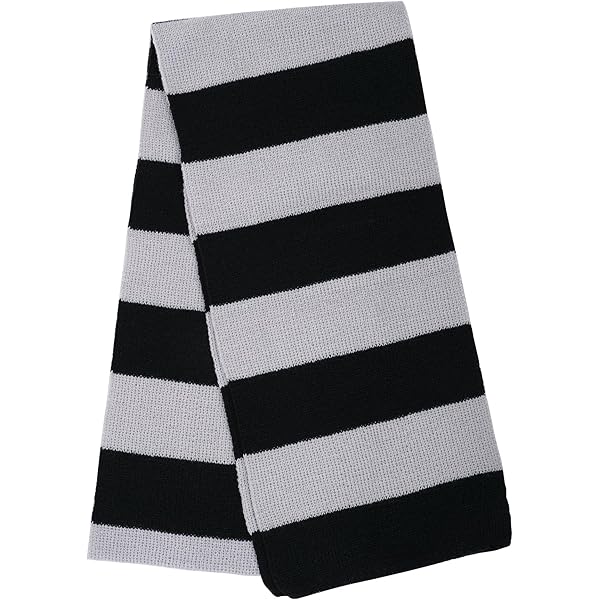 VIVIAN & VINCENT Fall Winter Ultra Soft Knit Striped Scarf