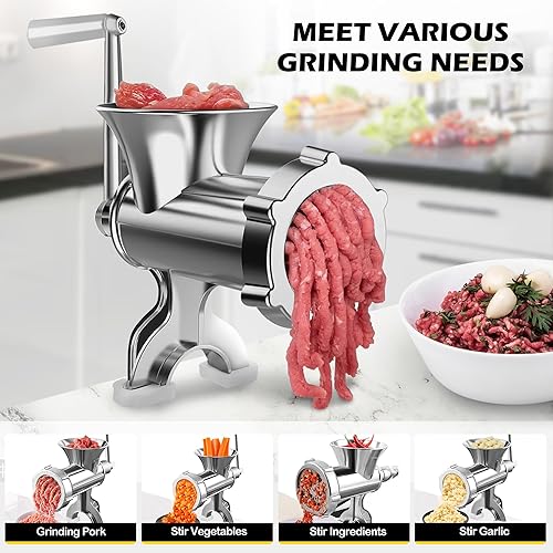 XDGGCSY Meat Grinder Manual Mincer Manual Meat Grinder Sausage