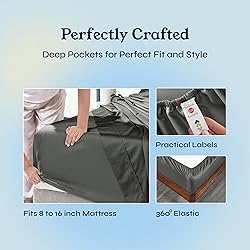 California Design Den 6-Pc King Size Sheet Set with