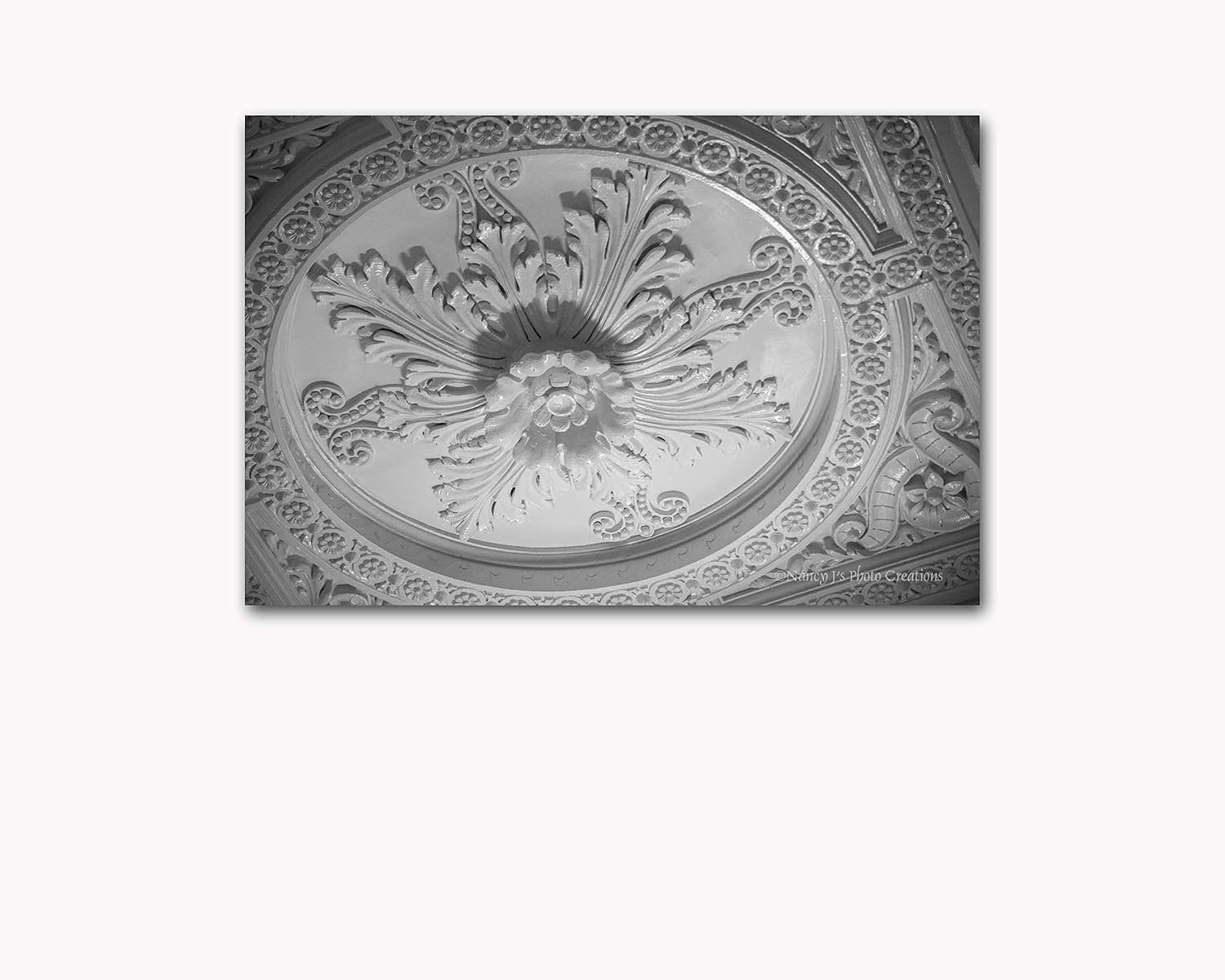 Amazon Com Ornate Ceiling Tile Canvas Print Seattle Wall Art