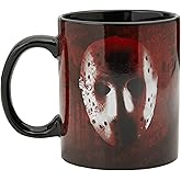Paladone Friday the 13th Jason Voorhees Hockey Mask Oversized XL Ceramic Mug, Officially Licensed Cup for Coffee, Tea and Hot Chocolate, Horror Movie Merchandise for Teens & Adults