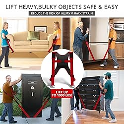 X-Protector Moving Straps - 2 Pairs - Lifting