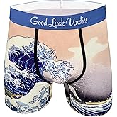 Good Luck Undies Men's Books & Art Boxer Brief Underwear