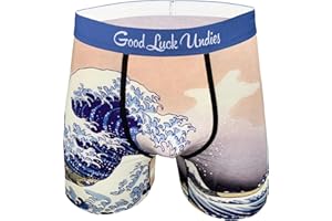 Good Luck Undies Men's Books & Art Boxer Brief Underwear