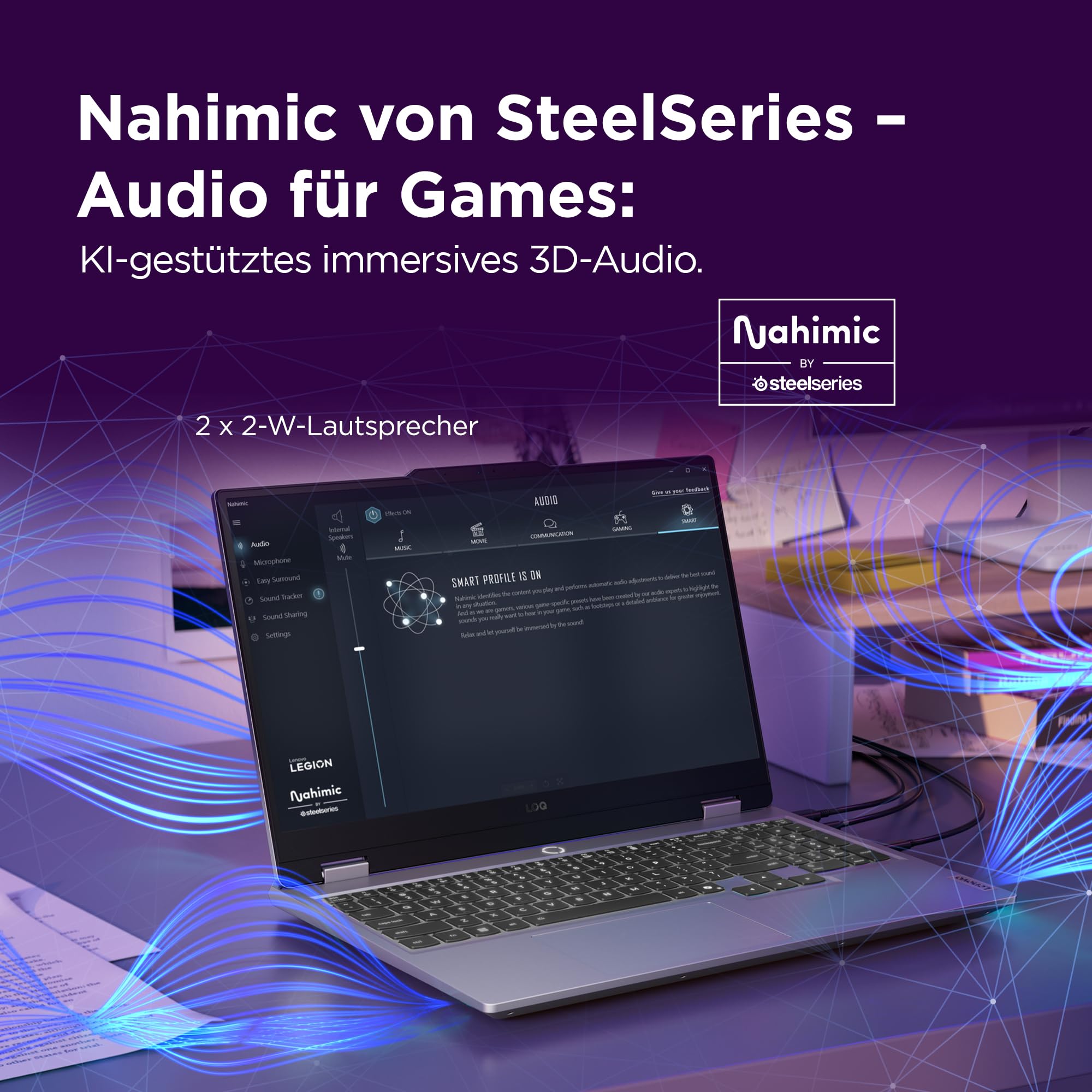 Lenovo LOQ Gaming AI Laptop | 15.6" Full HD 144Hz | NVIDIA GeForce RTX 5060 8GB | AMD Ryzen 7 250 | 16GB RAM | 1TB SSD | Win11 | QWERTZ | Weiss-Beleuchtete Tastatur | Grau | 3 Monate Game Pass 7