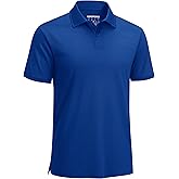 Cavva Men's Polo Shirts Short Sleeve Performance Quick Dry Moisture Wicking Collared Shirt for Golf Fishing
