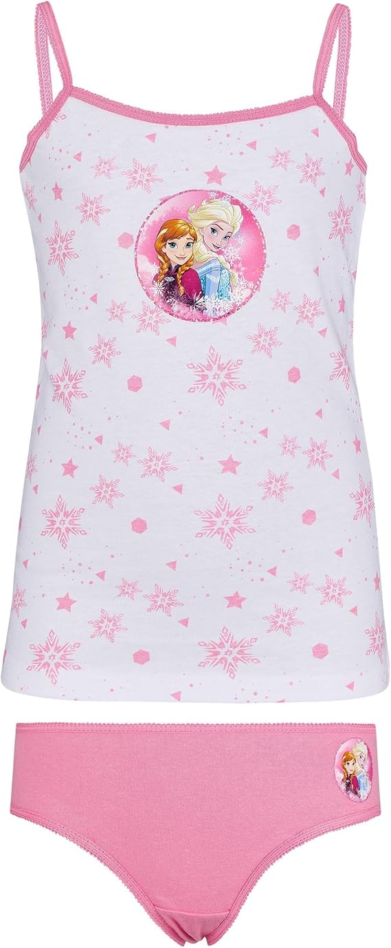Disney Frozen Elsa & Anna Girls 2 Pack UnderwearSet Fuchsia 10 yrs