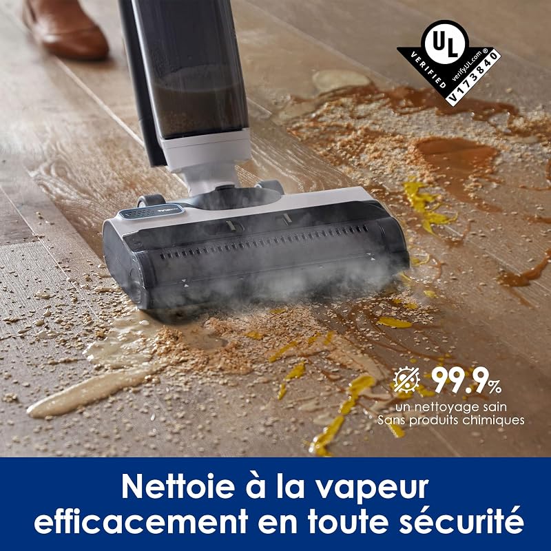 Floor One S5 Steam Nettoyeur Vapeur, avec Fils, pour Sols Durs