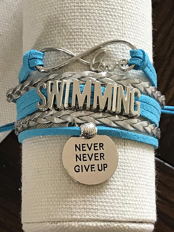 Handmade Custom Swim Bracelet Girls Swimming Bracelet