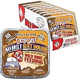 C&amp;S Peanut Butter Delight No Melt Suet Dough, Suet Cakes for Wild Birds | Peanut Butter suet, year-round no melt formula up to 100&Acirc;&ordm; F, won't interest squirrels