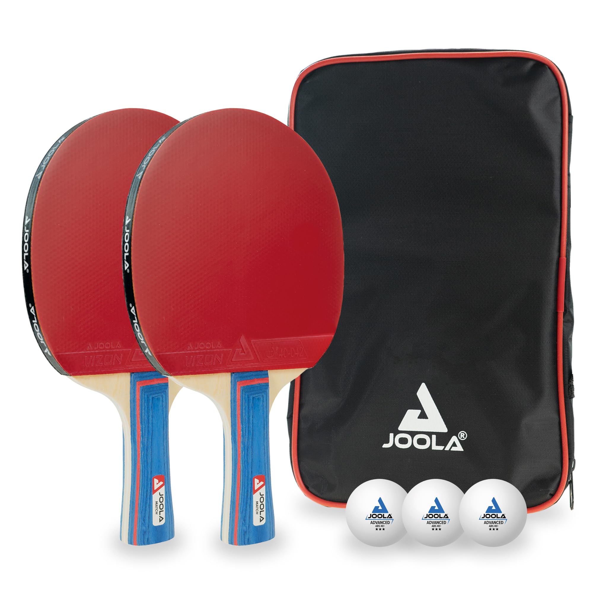 JOOLA Duo Table Tennis Set โ 2 Bats, 3 Balls & Carry Pouch for Casual Two-Player Play โ image 1
