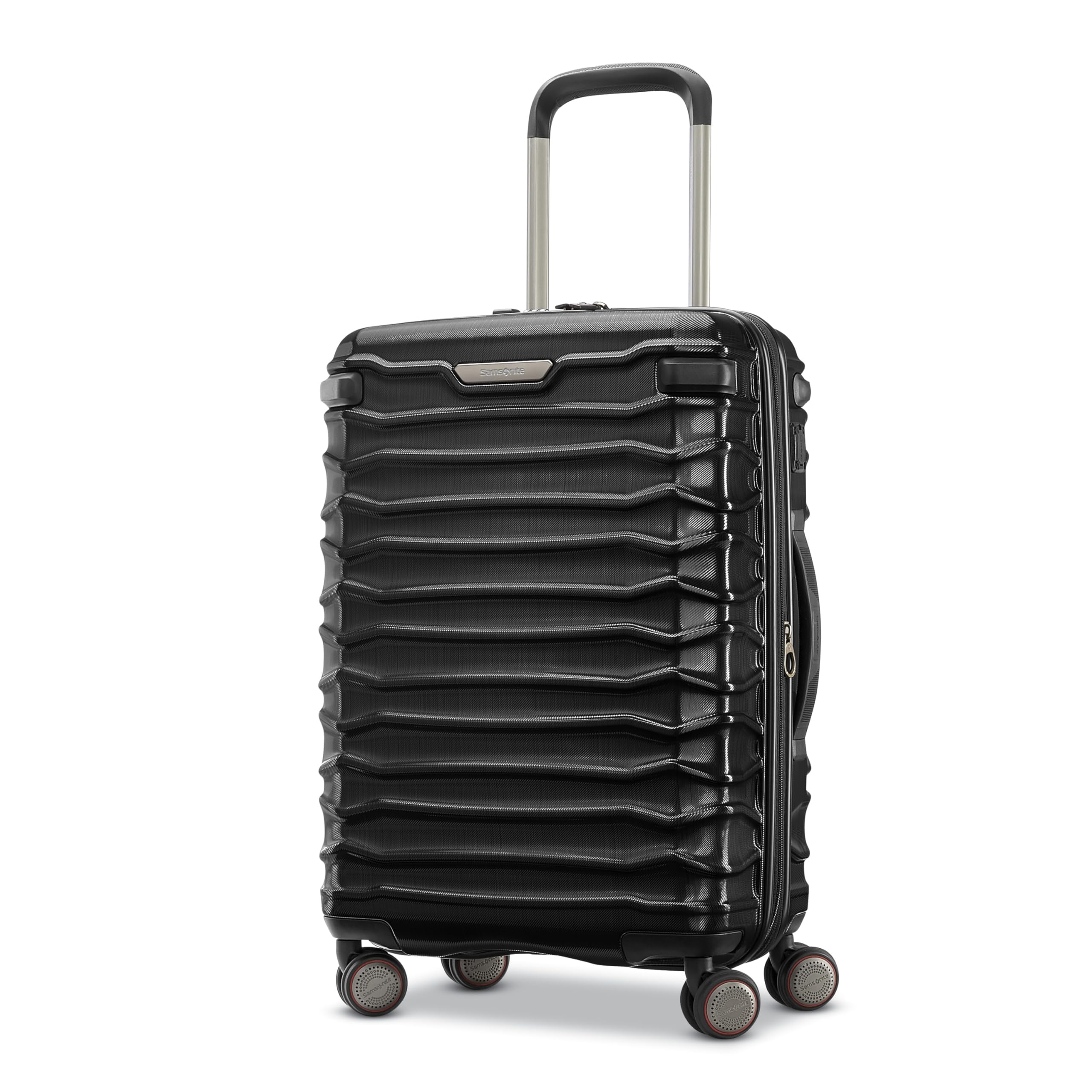 Samsonite Stryde 2 Hardside Expandable with Double Spinner Wheels, Carry-on, Stealth Black Image