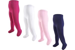Touched by Nature Baby and Toddler Girl Organic Cotton Tights