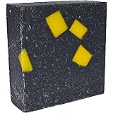 360Feel Old fashioned Tar Soap exfoliant Handmade Man Soap - Made with real Tar and honey, Masculine fragrance