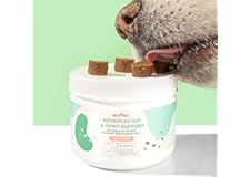 Wuffes Chewable Dog Hip and Joint Supplement for Small & Medium Breeds - Glucosamine & Chondroitin Chews - Dog Joint Suppleme