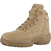 Reebok Men's Rb8694 Rapid Response Rb Composite Toe 6" Tactical Stealth Boot Sidezipper Desert Tan Military & Tactical Boots