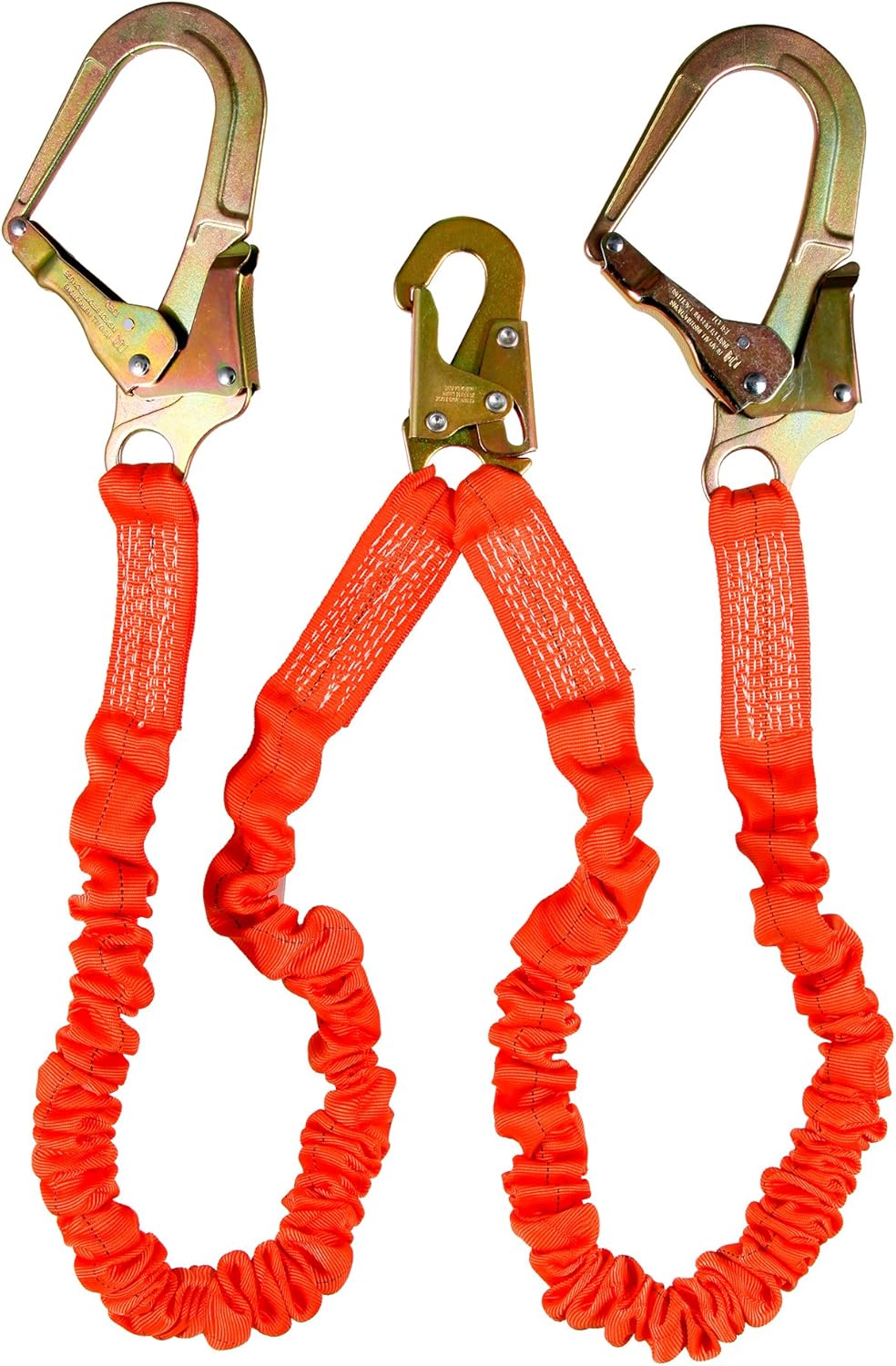 01298 Guardian Fall Protection 4½' 6' Shock Absorbing Stretch Lanyard