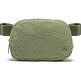 Pander Fanny pack Everywhere Fleece Belt Bag for Women and Men with Adjustable strap Belt, 1L. (Grey Sage)