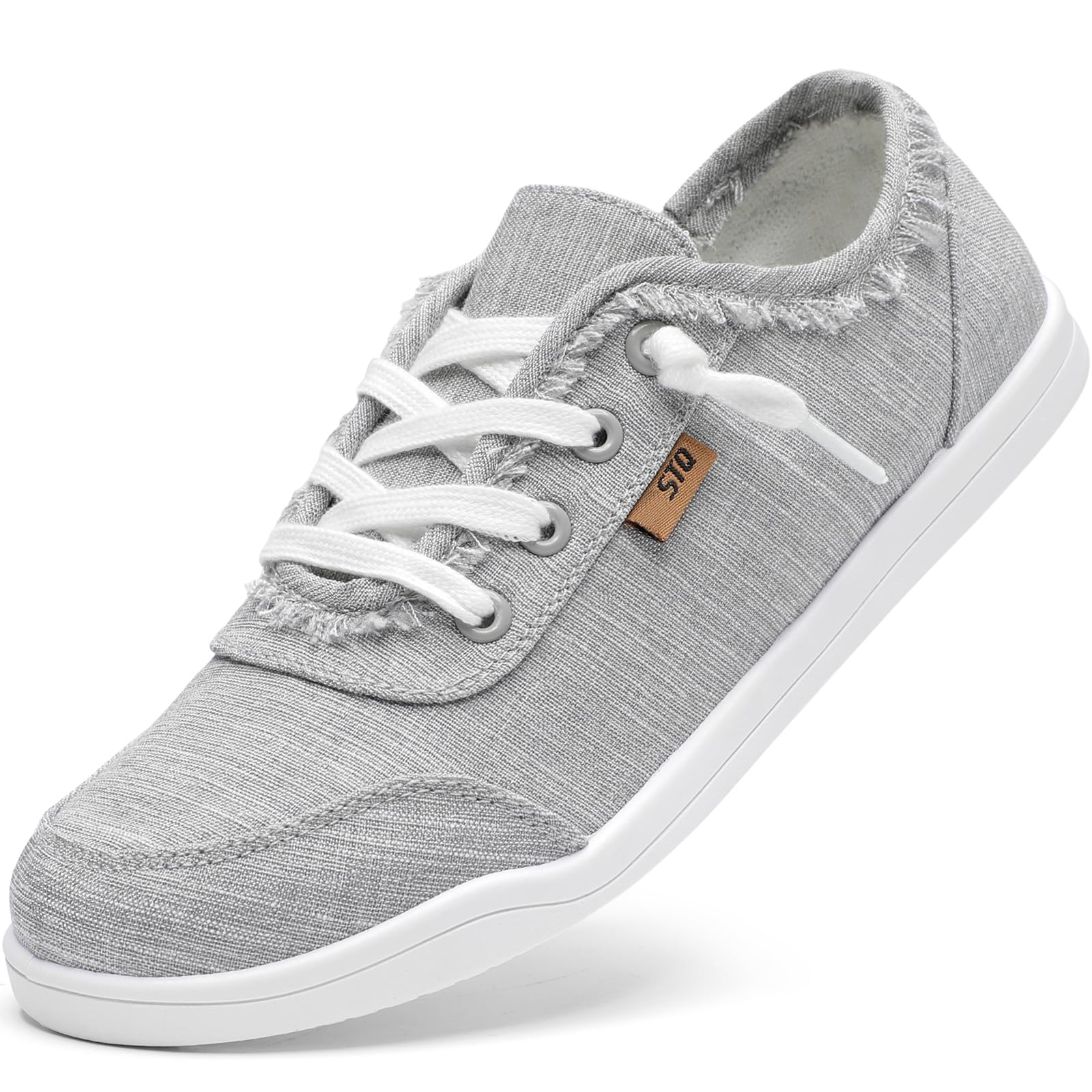 STQ Womens Slip On Sneakers Classic Low Top Canvas